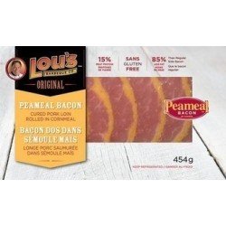 Lou's Original Peameal Bacon Cured Pork Loin 454 g