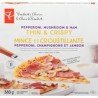 PC Thin & Crispy Pepperoni Mushroom Ham Pizza 380 g