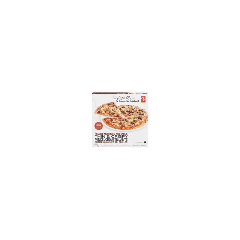 PC Thin & Crispy Pizza Roasted Mushroom & Garlic 375 g
