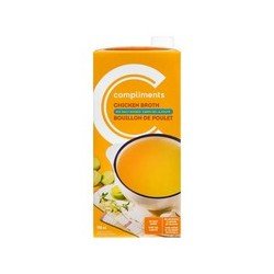 Compliments Chicken Broth No Salt Added 900 ml
