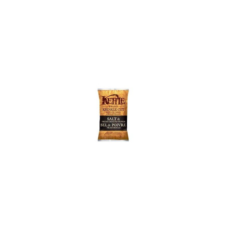 Kettle Chips Krinkle Cut Salt & Fresh Ground Pepper 220 g
