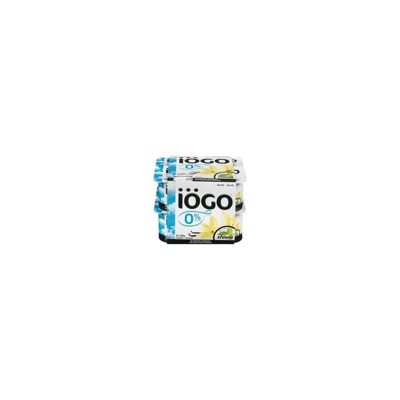 Iogo Yogurt Vanilla 0% Fat 8 x 100 g