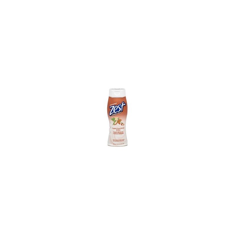 Zest Body Wash Creamy Cocoa Butter & Shea 532 ml