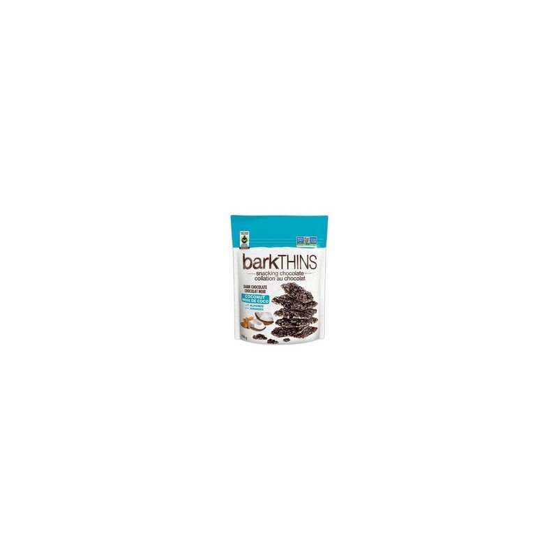 barkTHINS Dark Chocolate Coconut with Almond 150 g