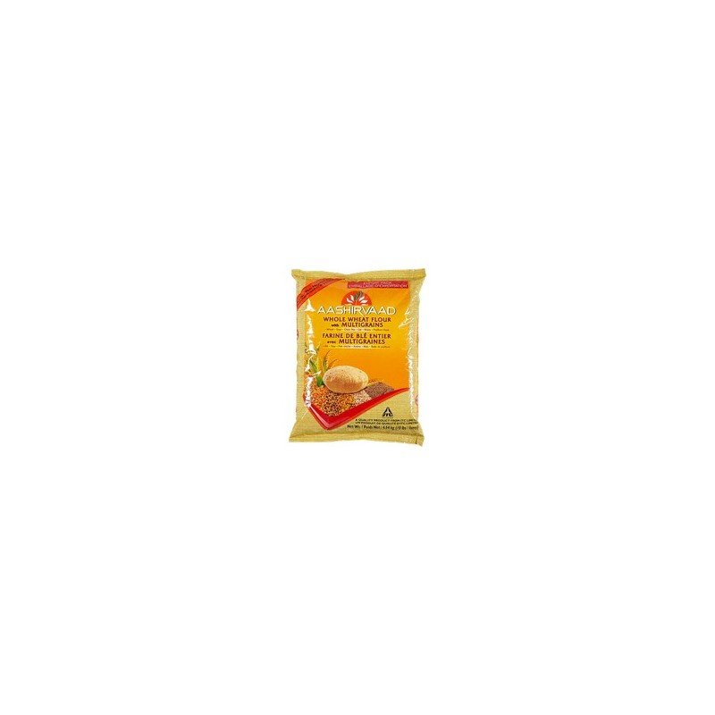 Aashirvaad Whole Wheat with Multigrain Atta Flour 4.54 kg