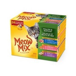 Meow Mix Cat Food Seafood &...