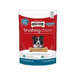 Milk Bone Brushing Chews Medium Dog Dental Treats 267 g