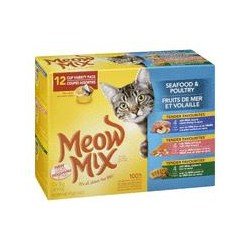 Meow Mix Cat Food Seafood &...