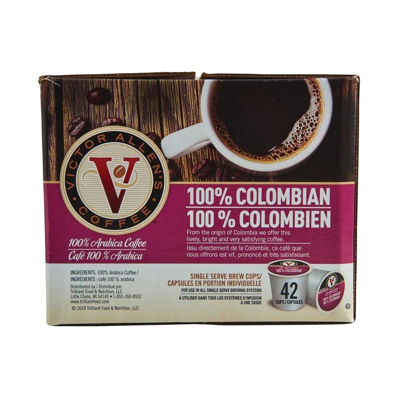 Victor Allen’s 100% Colombian K-Cup Coffee 42’s