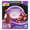 Chapman's No Sugar Added Lactose Free Ice Cream Bars Vanilla with Chocolatey Coating 5 x 55 ml