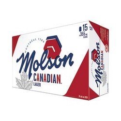 Molson Canadian Beer 15 x...