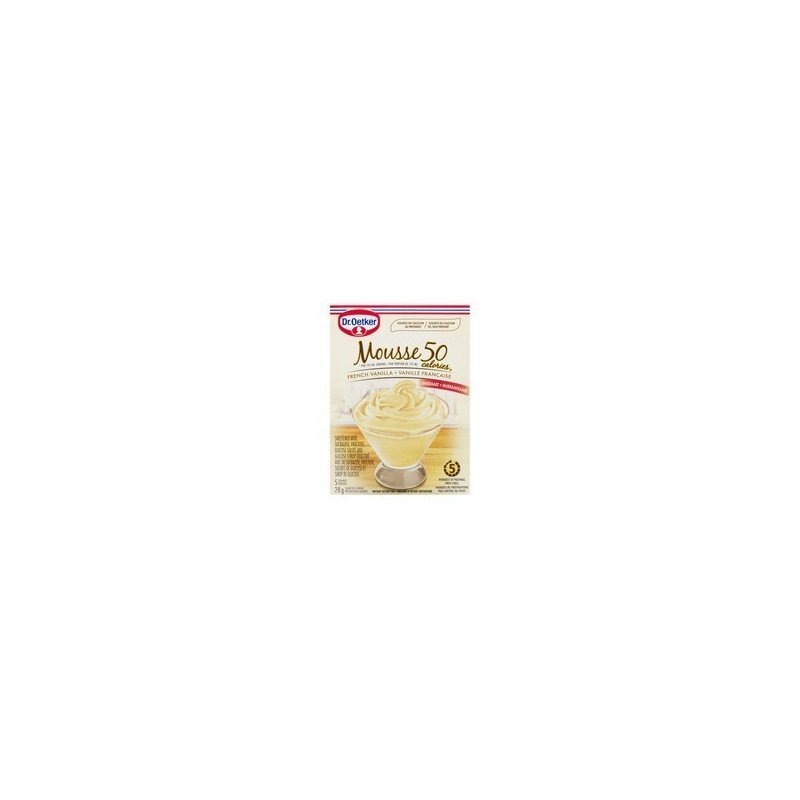 Dr Oetker Mousse 50 Light French Vanilla Instant Dessert Mix 28 g