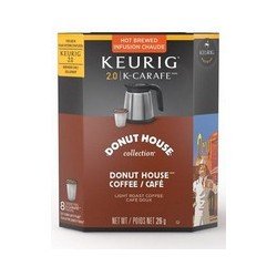 Donut House Coffee Collection Light Roast Carafe K-Cup 8's