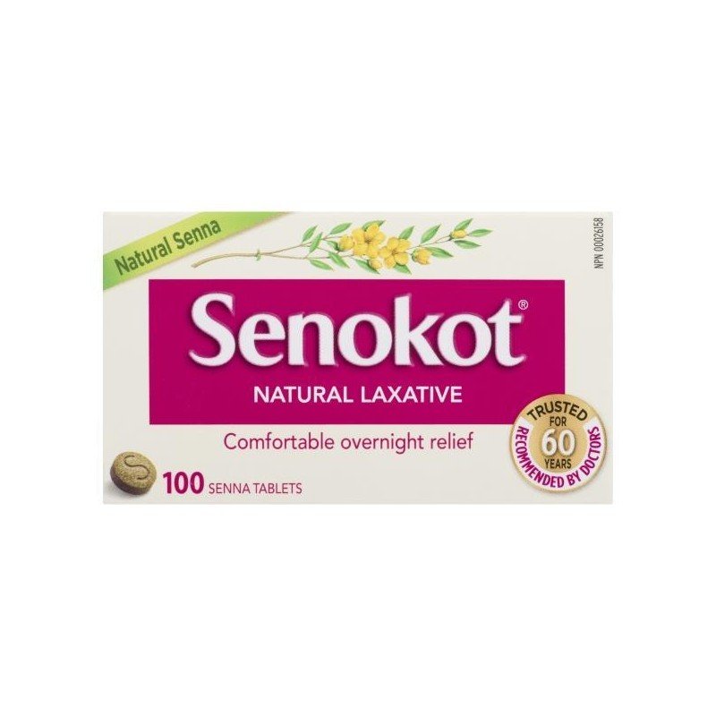 Senokot Natural Senna Laxative Tablets 100’s