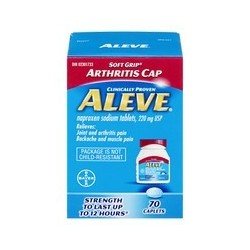 Aleve Soft Grip Arthritis Cap 220mg Caplets 70's