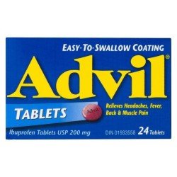 Advil 200 mg Tablets 24's