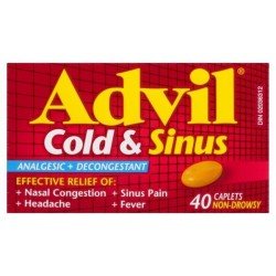 Advil Cold & Sinus Caplets...