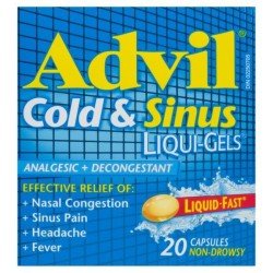 Advil Cold & Sinus Liqui-Gels 20's