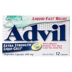 Advil 400 mg Extra Strength Liqui-Gels 12's