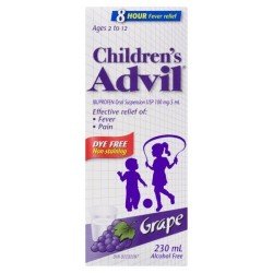 Advil Children's Ibuprofen Oral Suspension Grape USP 230 ml