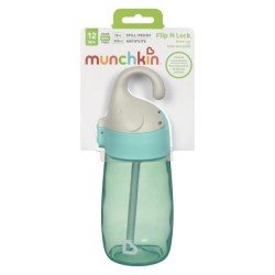 Munchkin Spill-Proof Flip N Lock Straw Cup 12M+ 355 ml