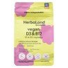 Herbaland Gummies Vegan D3 & B12 Raspberry 90’s