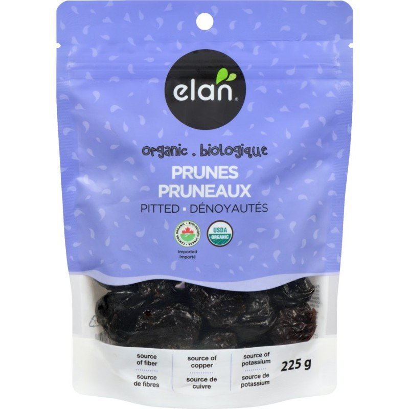 Elan Organic Pitted Pruned 225 g