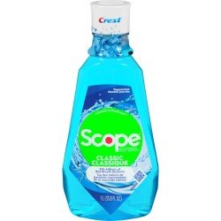 Crest Scope Classic Mouthwash Cool Peppermint 1 L