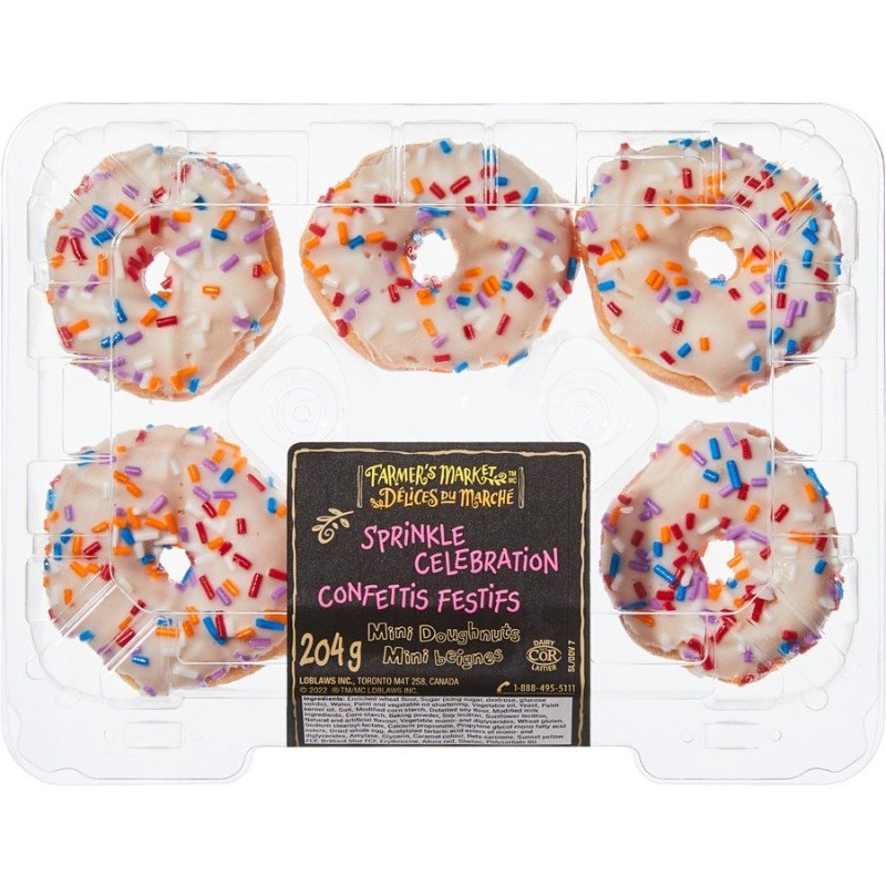 Farmer’s Market Sprinkle Celebration Mini Doughnuts 204 g