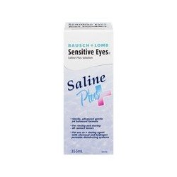 Bausch+Lomb Sensitive Eyes Saline Plus Solution 355 ml