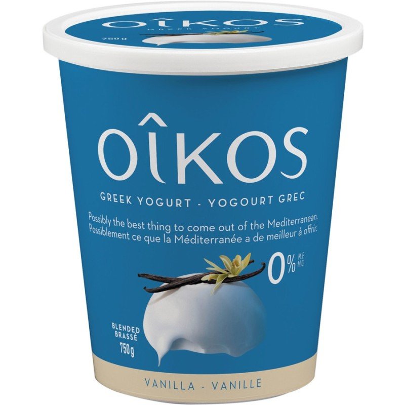 Oikos Greek Yogurt Vanilla 0% 750 g