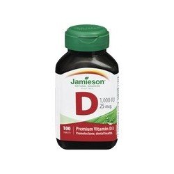 Jamieson Vitamin D 1000 IU Tablets 100