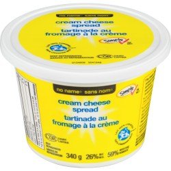 No Name Spreadable Cream Cheese 340 g