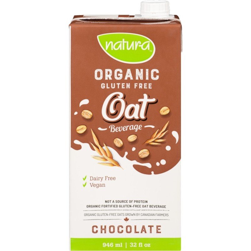 Natura Organic Gluten Free Oat Beverage Chocolate 946 ml