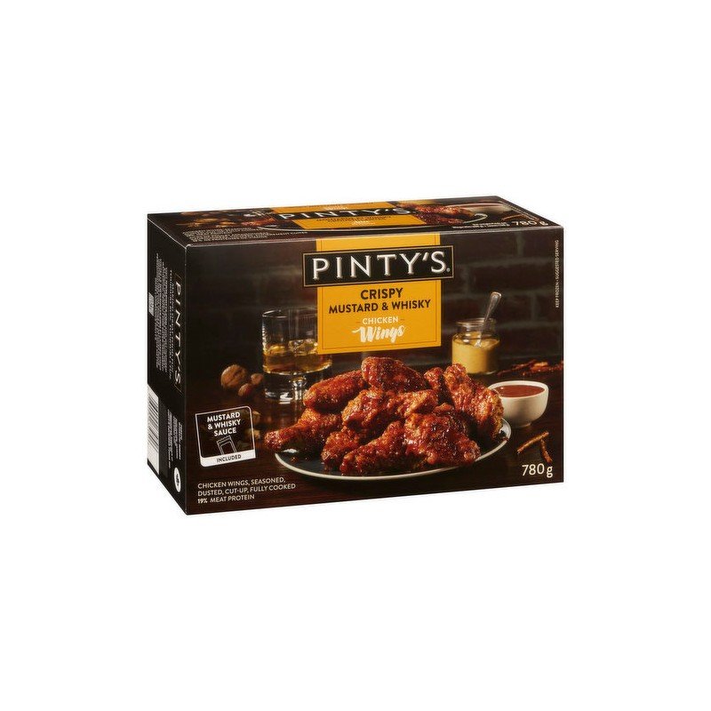 Pinty’s Toss and Dip Crispy Mustard & Whisky Chicken Wings 780 g