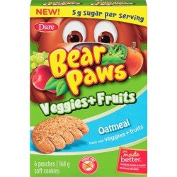 Dare Bear Paws Oatmeal...