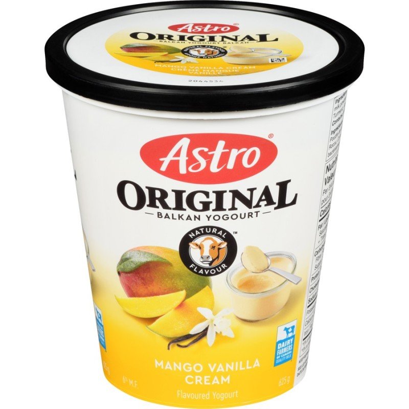 Astro Original Balkan Style Yogurt Mango Vanilla Cream 6% 625 g