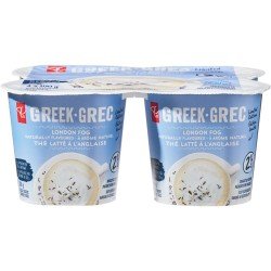 PC Greek Yogurt London Fog 2% 4 x 100 g