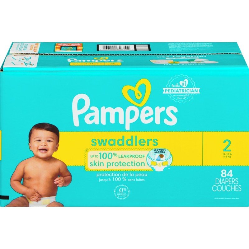 Pampers Swaddlers Super Pack Size 2 84's