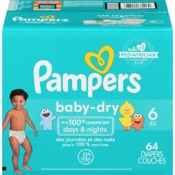 Pampers Baby Dry Super Pack Size 6 64's
