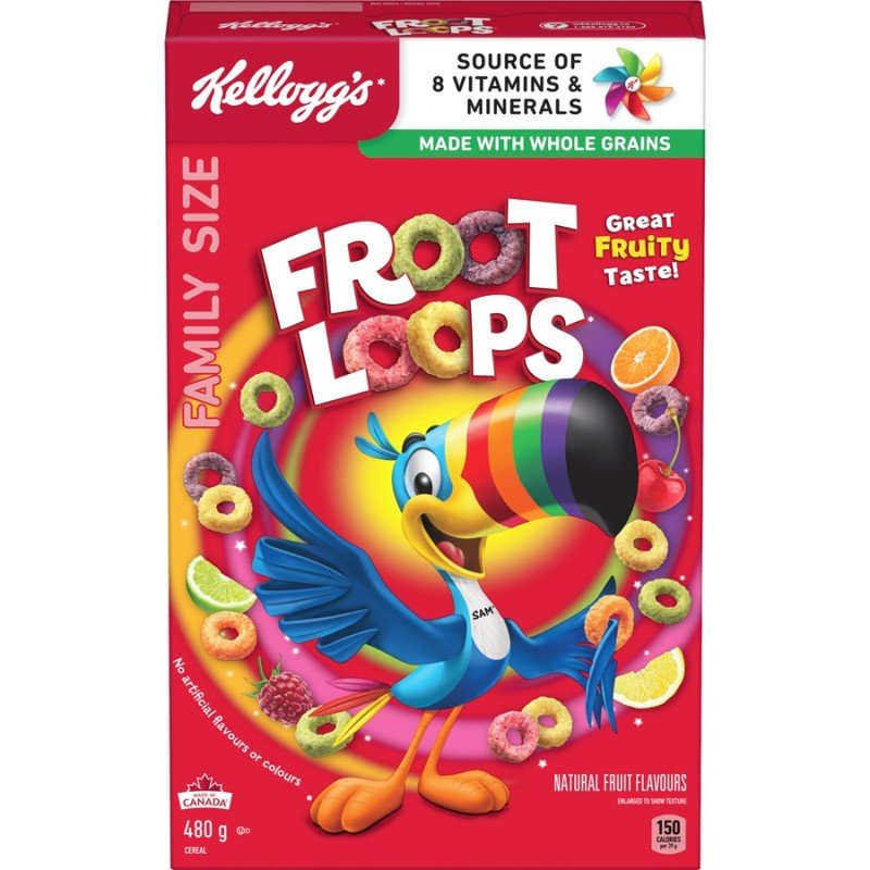 Kellogg's Froot Loops Family Size 480 g