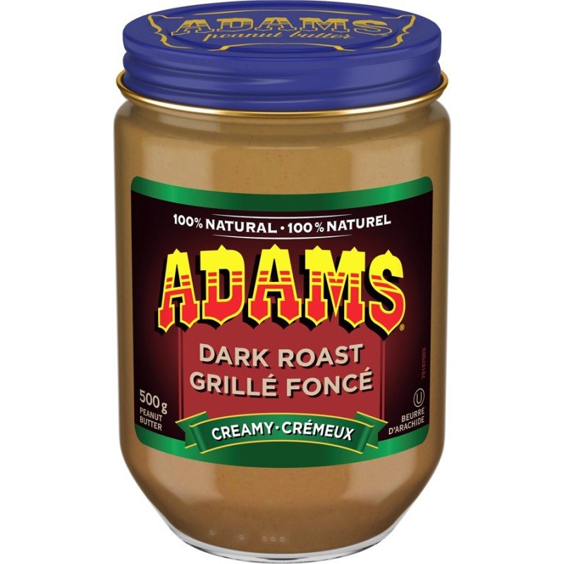 Adams Peanut Butter Dark Roast Creamy 500 g