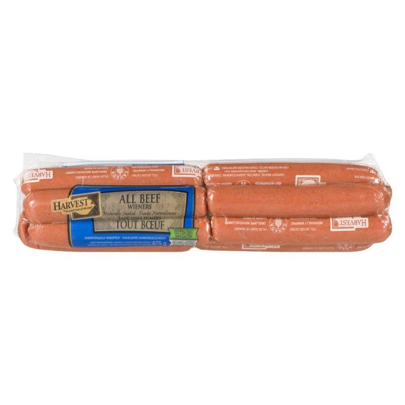 Harvest All Beef Wieners 675 g