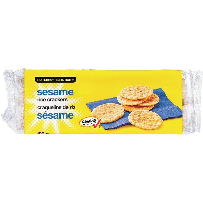 No Name Rice Crackers Sesame 100 g