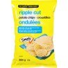No Name Potato Chips Ripple Lightly Salted 200 g