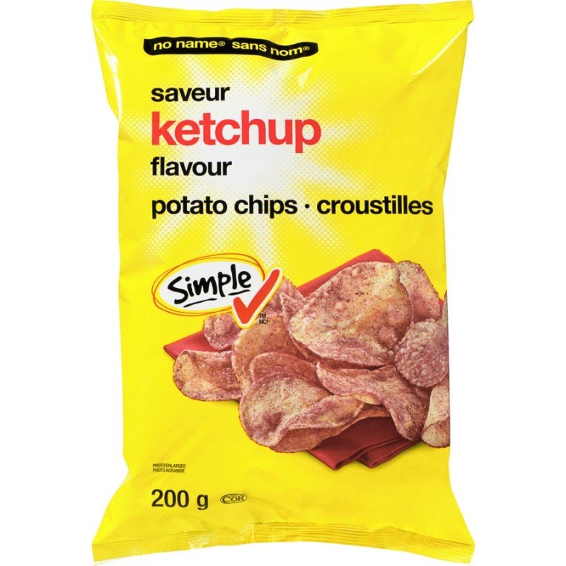 No Name Potato Chips Ketchup 200 g