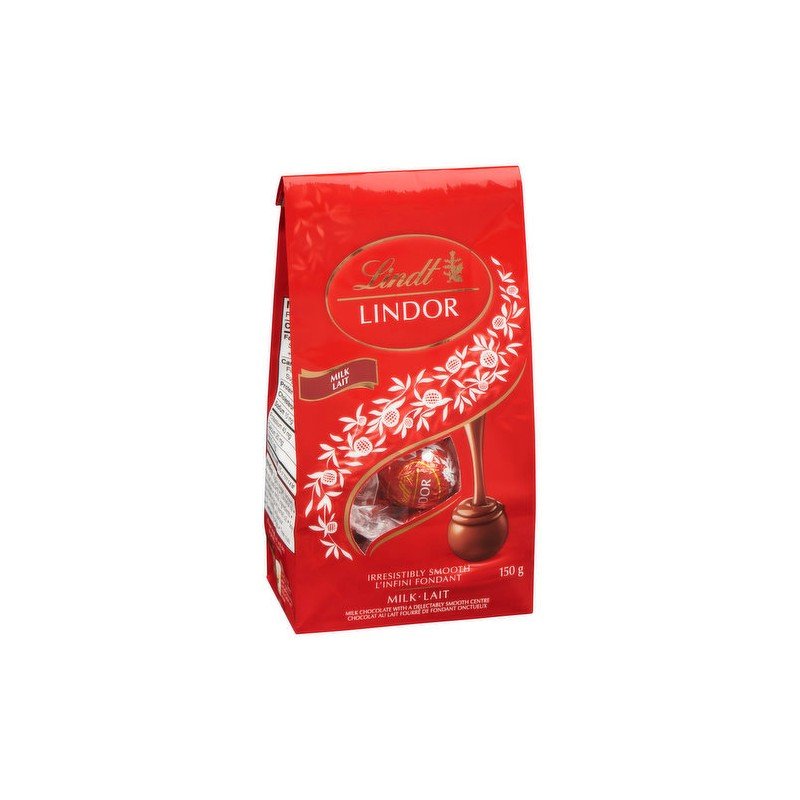 Lindt Lindor Irresistably Smooth Milk Chocolate Bag 150 g