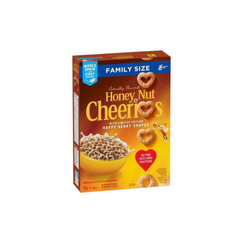 General Mills Family Size Cereal Cheerios Honey Nut 725 g