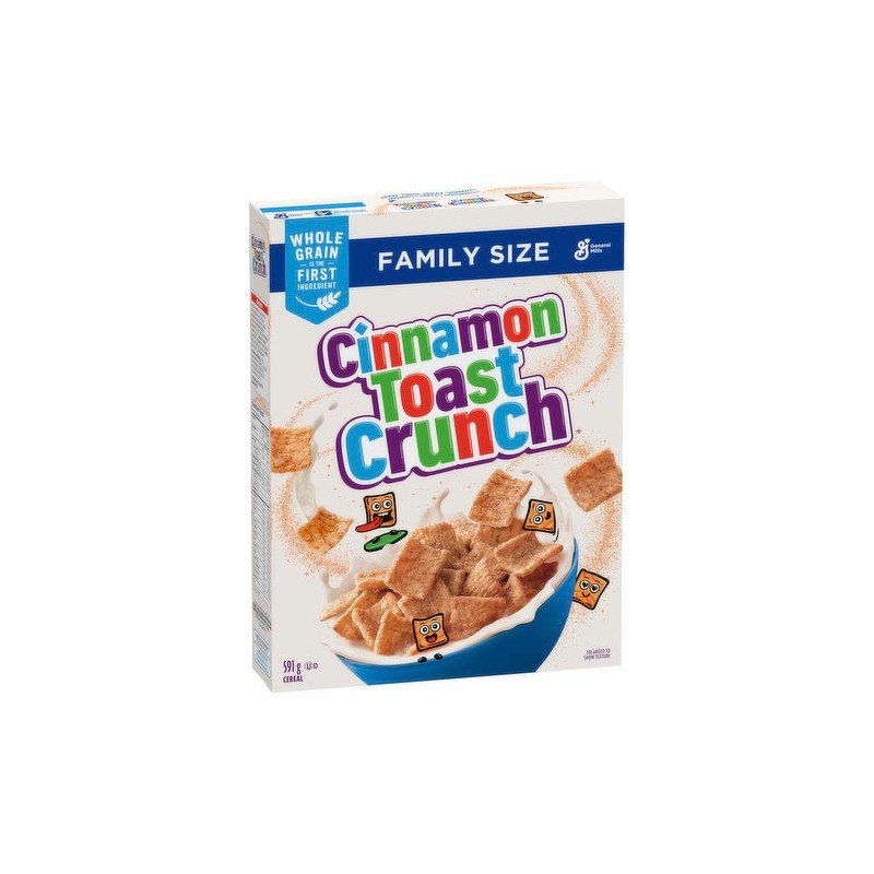 General Mills Family Size Cereal Cinnamon Toast Crunch 591 g