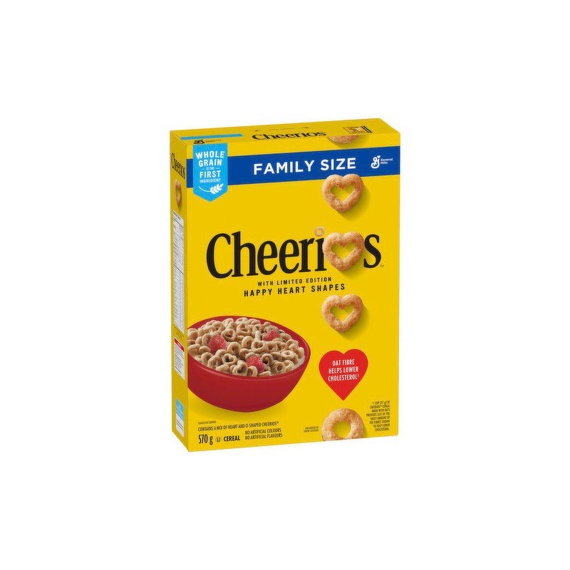 General Mills Family Size Cheerios Cereal 570 g